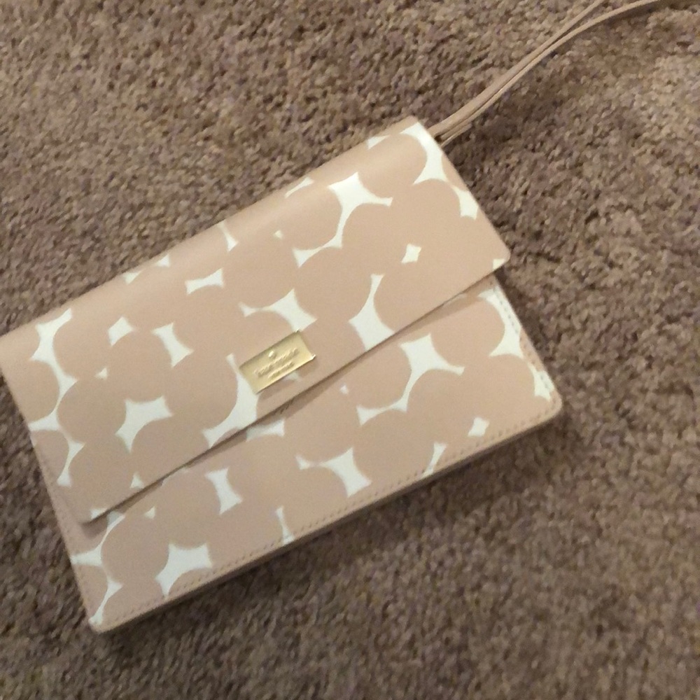 Kaye Spade polka dot wristlet